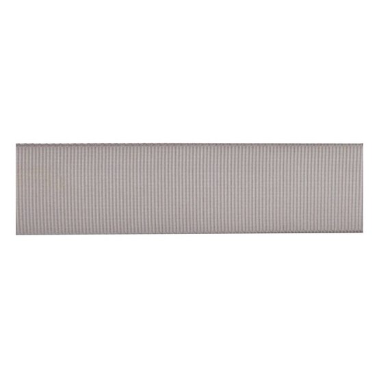 Grey Grosgrain Ribbon 25mm x 5m image number 2