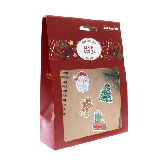 Make Your Own Christmas Gem Art Sticker Kit image number 3