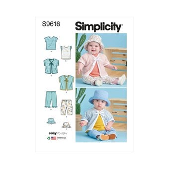 Simplicity Baby Separates Sewing Pattern S9616 (XS-XL)