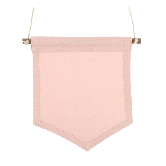 Light Pink Canvas Banner 19cm x 22cm image number 1