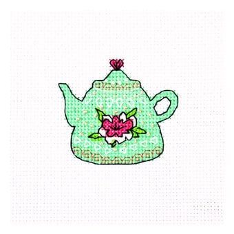 Teapot Mini Cross Stitch Kit image number 3