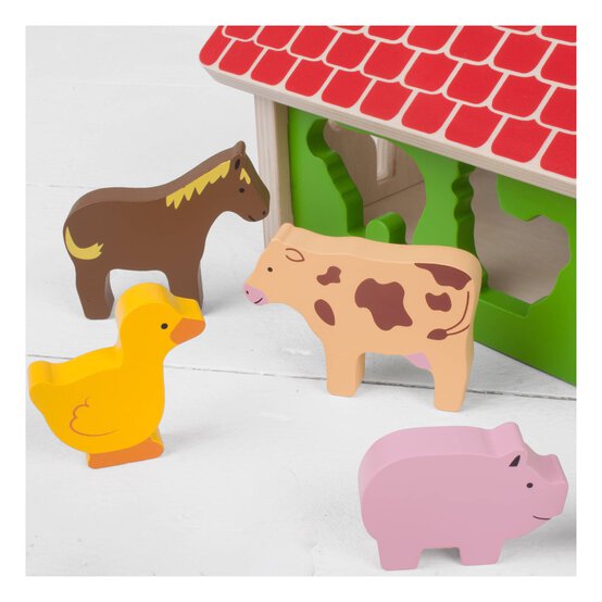 Bigjigs Farmhouse Shape Sorter image number 5
