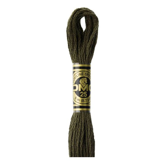 DMC Green Mouline Special 25 Cotton Thread 8m (3021) image number 1