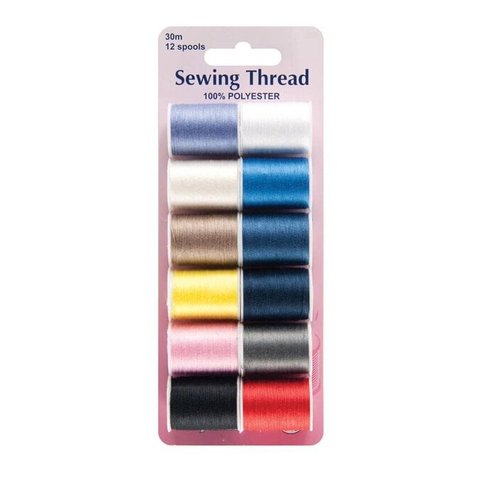 Hemline Sewing Thread 12 Pack image number 1