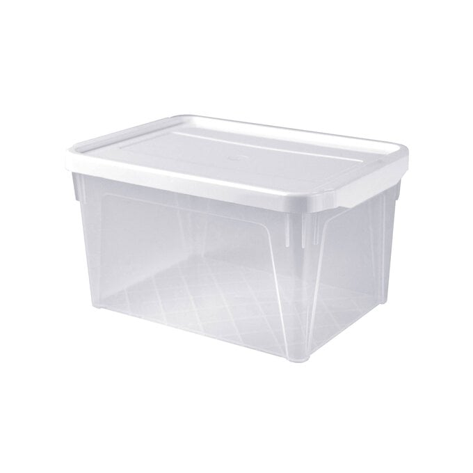 Whitefurze White Spacemaster Extra 2 Litre Storage Box image number 1