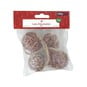 Small Red and Gold Lata Balls 4cm 4 Pack image number 4