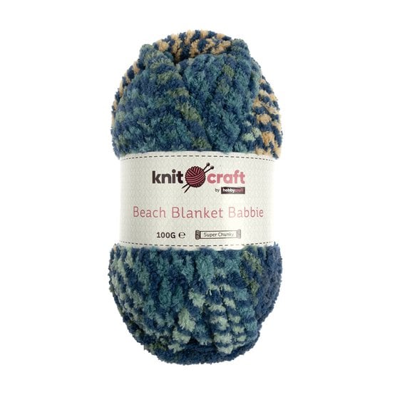 Knitcraft Dark Blue Beach Blanket Babbie 100g image number 1