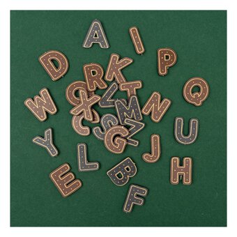 Santa Letter Wooden Toppers 26 Pack