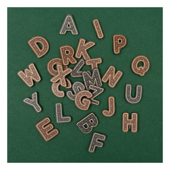 Santa Letter Wooden Toppers 26 Pack image number 1