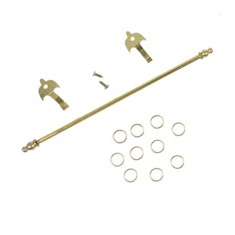 Doll&rsquo;s House Gold Expanding Curtain Rail