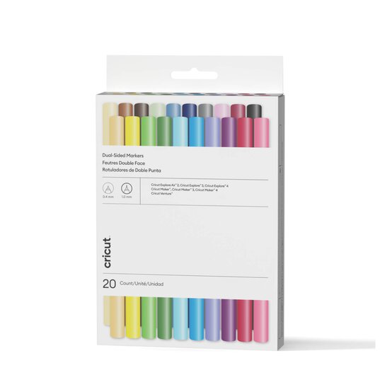 Cricut Dual-Sided Markers 20 Pack  image number 1