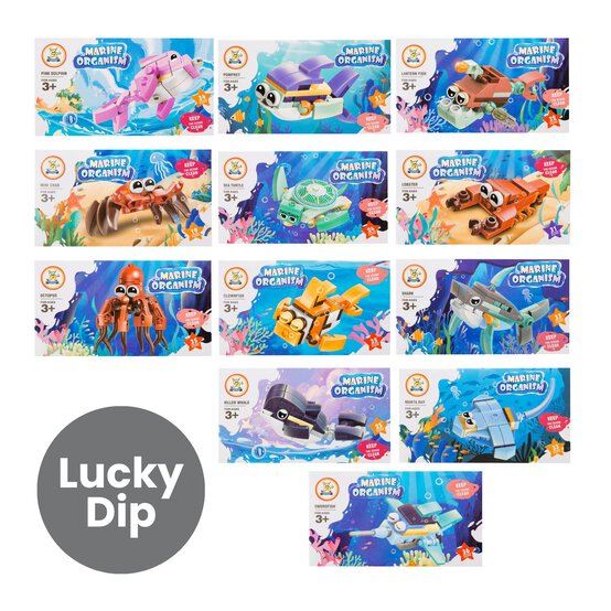 Assorted Marine Organism Building Block Set image number 1