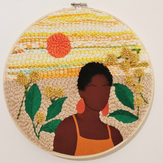 How to Make a Spring Punch Needle Portrait image number 1