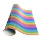 Reflective Rainbow Glitter Iron-On Vinyl 12 x 24 Inches image number 2