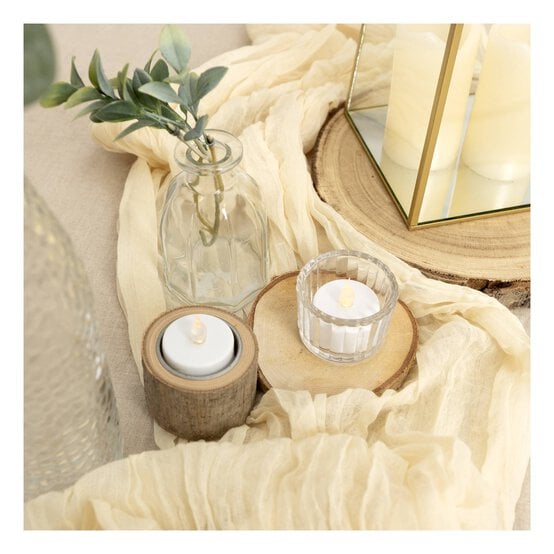 Create & Celebrate Glass Ribbed Votive 5cm image number 2