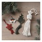 Make Your Own Macram&eacute; Christmas Decorations Kit 4 Pack image number 1