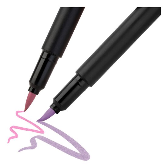 Faber-Castell Pastel Black Edition Brush Pen 6 Pack  image number 4