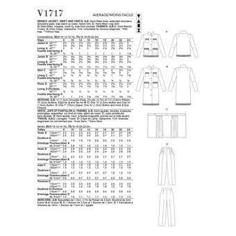 Vogue Women’s Separates Sewing Pattern V1717 (16-24)
