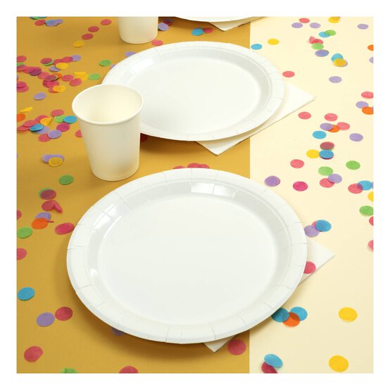 White Paper Plates 8 Pack image number 2