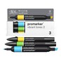 Winsor & Newton Vibrant Tones 2 Promarkers 3 Pack image number 5