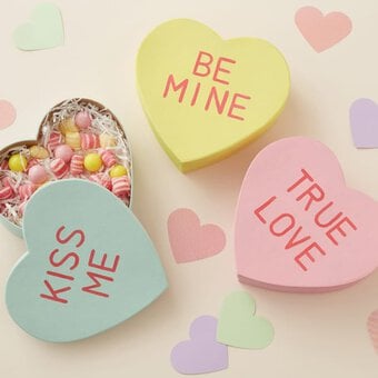 How to Make Painted Love Heart Gift Boxes