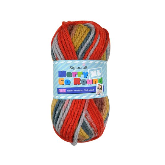 Stylecraft Bombay Mix Merry Go Round XL 100g image number 1