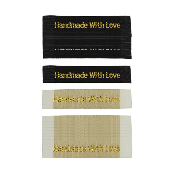 Handmade With Love Woven Labels 20 Pack  image number 1