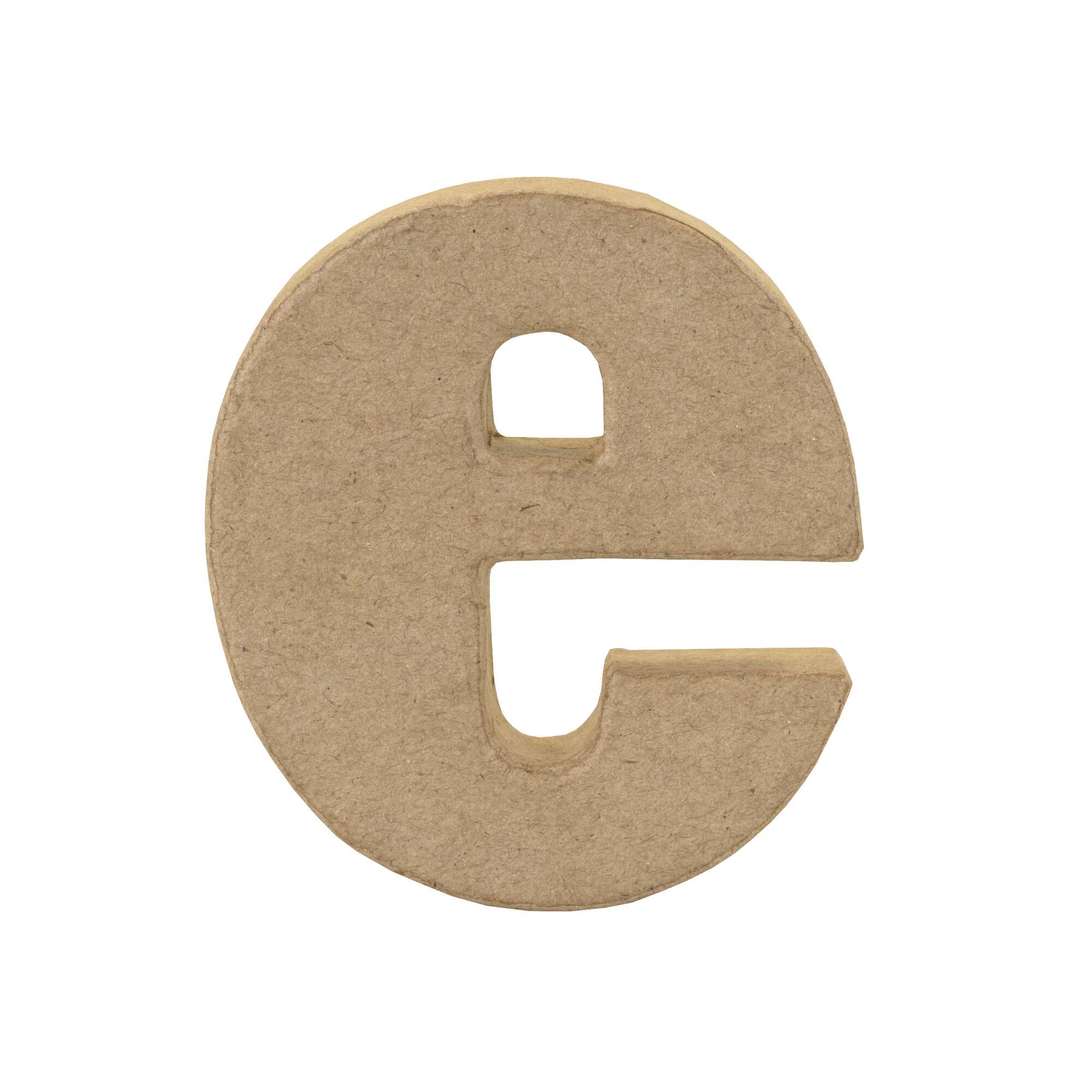 Lowercase Mini Mache Letter E Hobbycraft