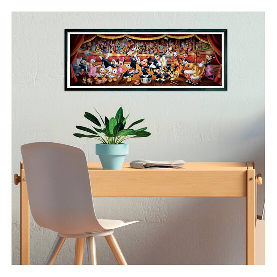Clementoni Disney Orchestra Panorama Jigsaw Puzzle 1000 Pieces image number 4