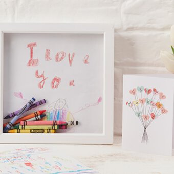 How to Make a Crayon Box Frame