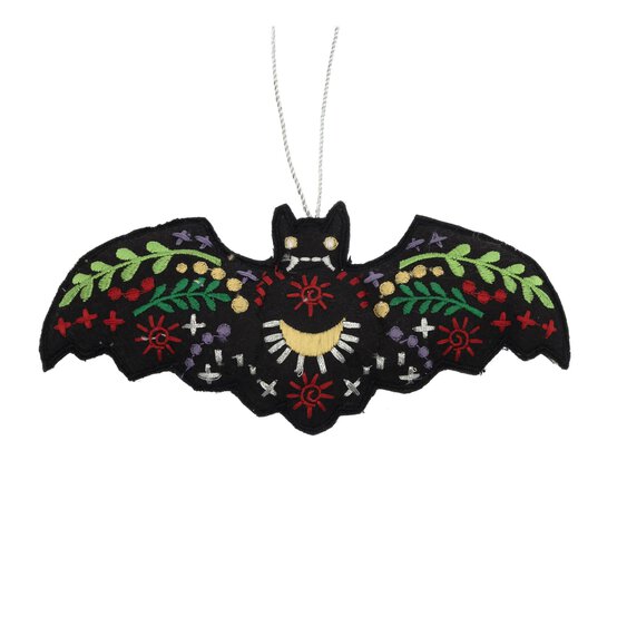 Embroidered Bat Decoration 16cm x 8cm image number 4