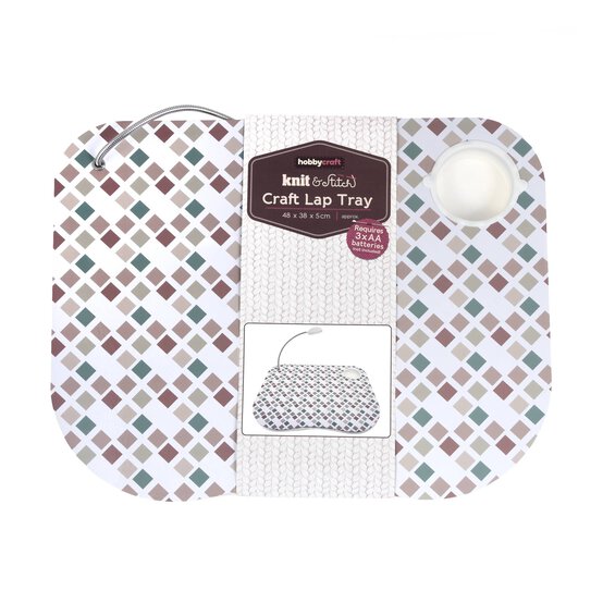 Geometric Craft Lap Tray 48cm x 38cm x 5cm image number 6