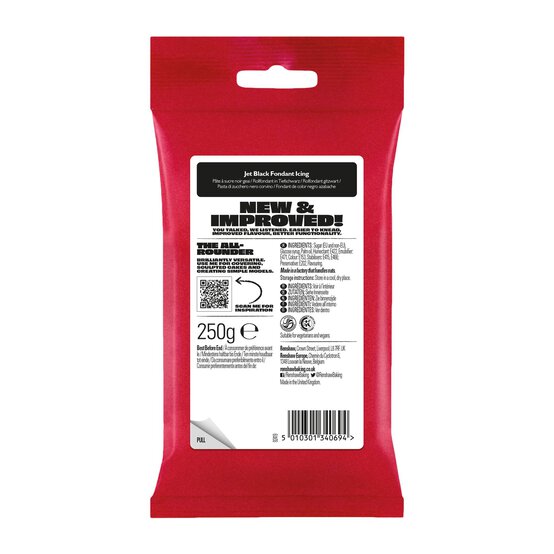 Renshaw Ready To Roll Jet Black Icing 250g image number 3