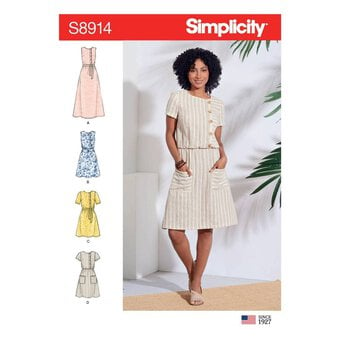 Simplicity Women’s Dress Sewing Pattern S8914 (4-12)
