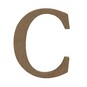 MDF Wooden Letter C 8cm image number 2