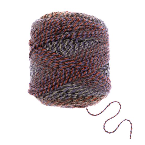 Knitcraft Purple and Grey Psychedelic Spin 100g  image number 3