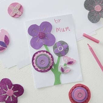 How to Make Mother's Day Foam Flowers