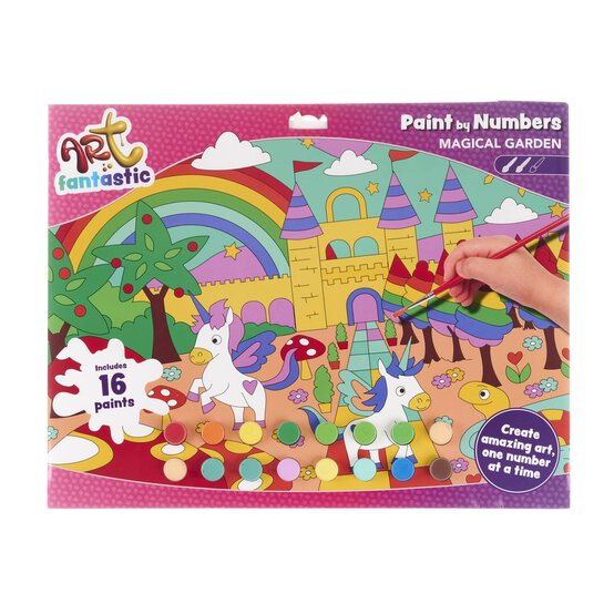 Magical Garden Landscape Paint by Numbers image number 1