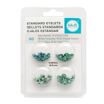 We R Makers Aqua Standard Eyelets 60 Pack