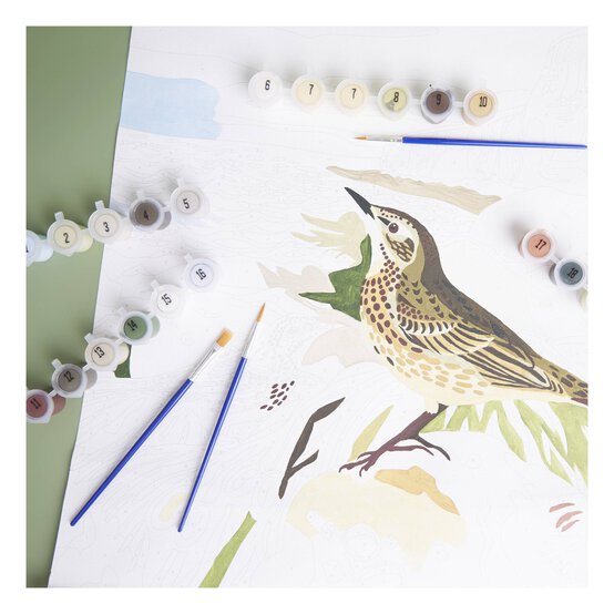 Natural History Museum Rock Pipets Paint by Numbers Wall Hanging Kit image number 2