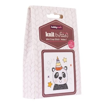 Panda Mini Cross Stitch Kit