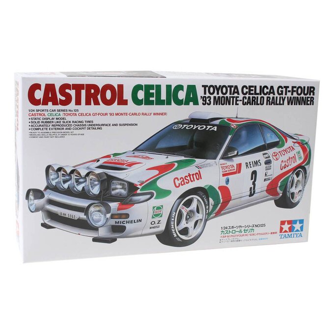 Tamiya Toyota Celica GT4 93 Monte Carlo Rally Model Kit 1:24 image number 1