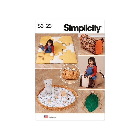 Simplicity Playroom Accessories Sewing Pattern S3123 image number 1