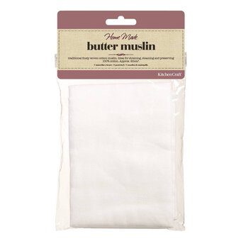 Kitchen Craft Cotton Butter Muslin Cloth 90cm