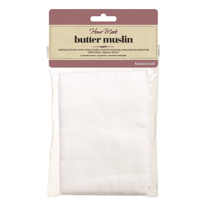 Kitchen Craft Cotton Butter Muslin Cloth 90cm image number 1