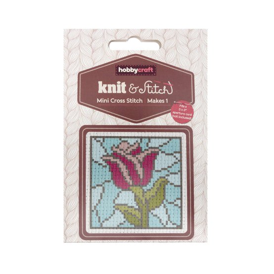 Mini Stained Glass Cross Stitch Kit image number 2