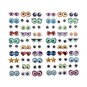 Coloured Craft Eye Puffy Stickers 60 Pairs image number 1