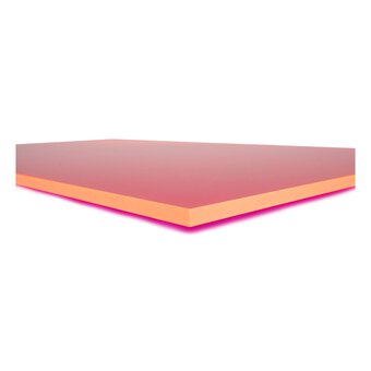 Glowforge Proofgrade Fluorescent Pink Thick Acrylic 12 x 20 Inches image number 2