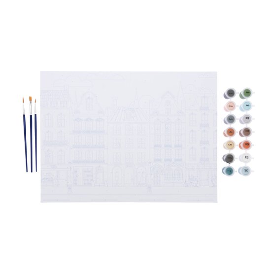 European Streets Paint by Numbers image number 3