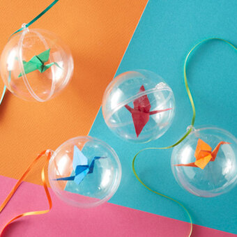 How to Make Origami Fillable Baubles